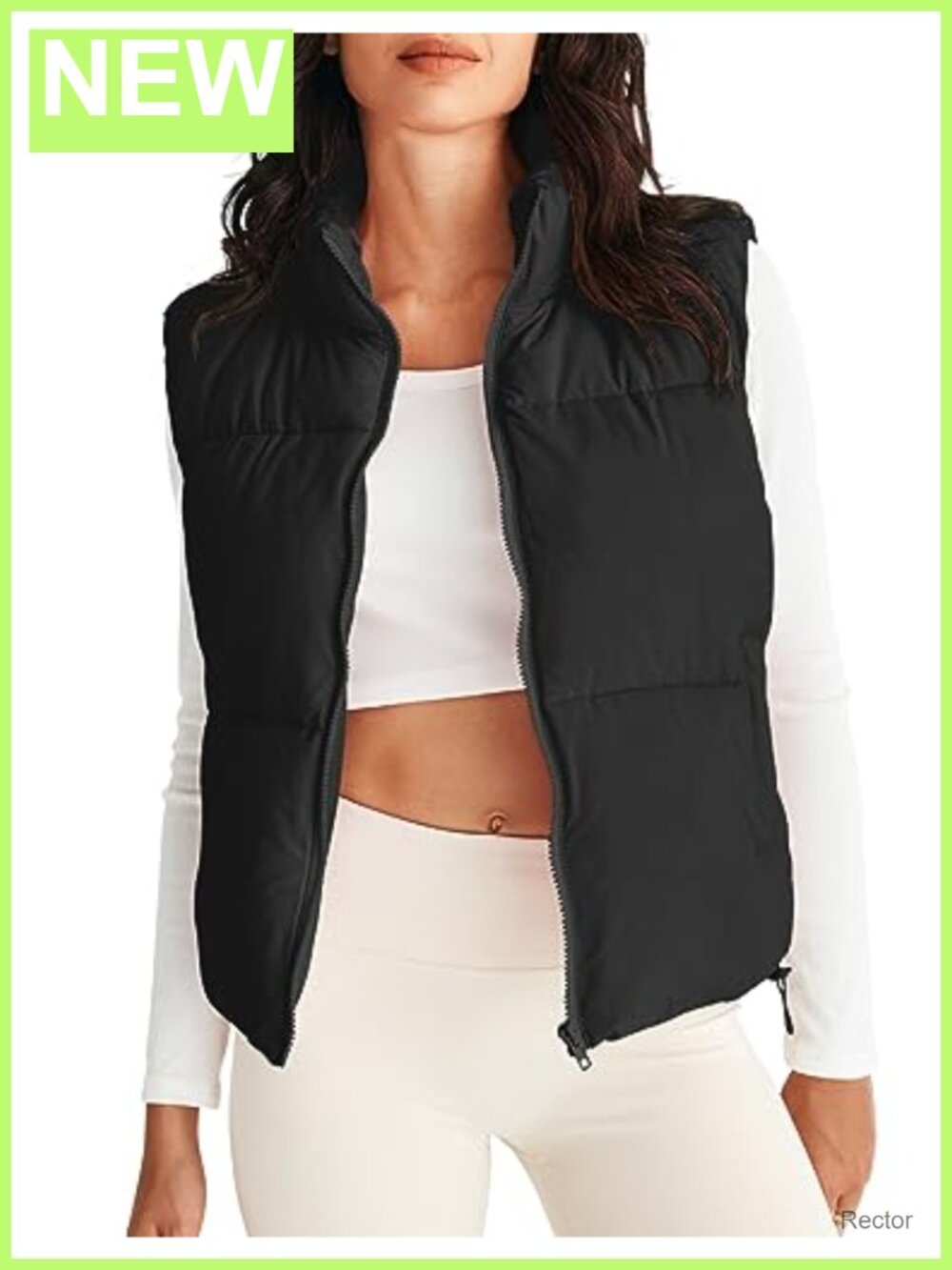 Puffer Vest Womens Sleeveless Zip Up Quilted Fall Winter Coat